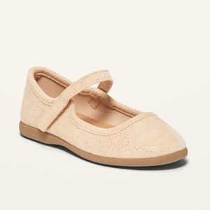 NEW Old Navy Pink Sparkly Round Toe Mary Jane Flats — 8